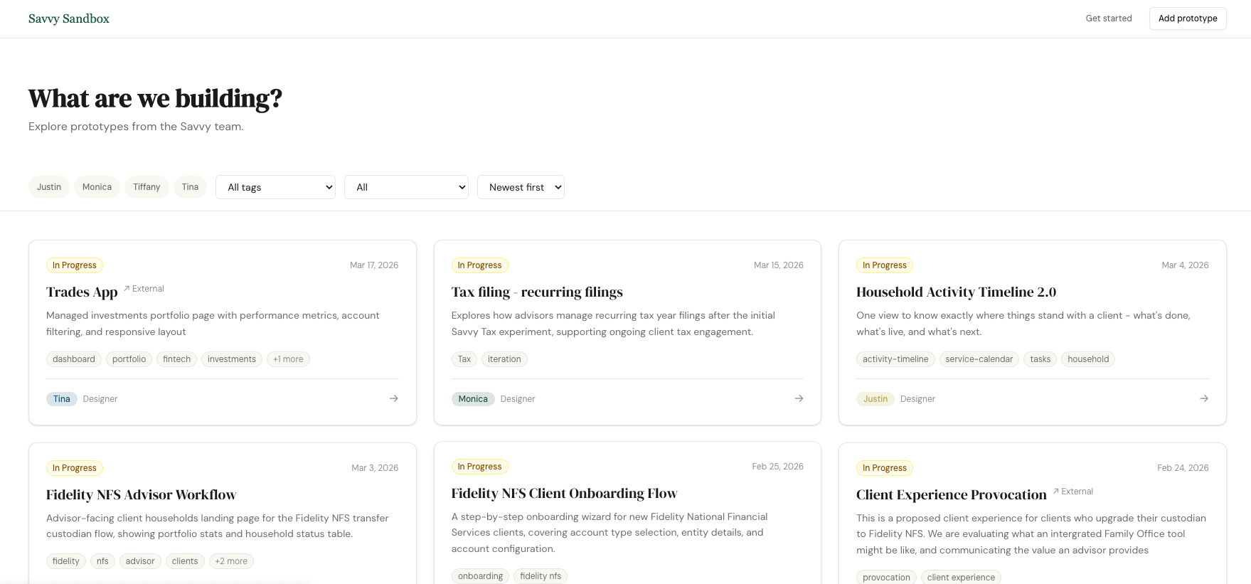 A gallery that updates itself